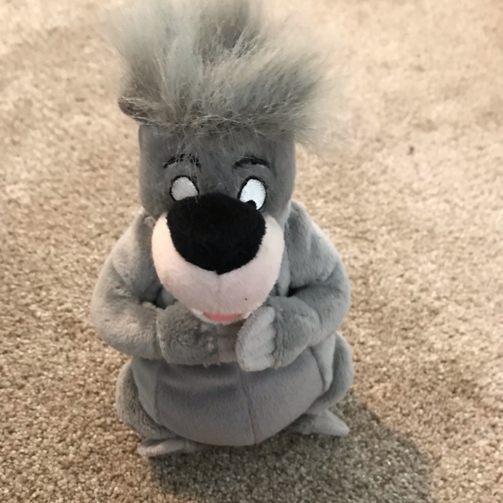 VTG Baloo beanbag plush what Disney World jungle book